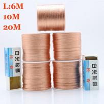 6M/10M/20M Copper Welding Wick Wire Solder Paste Rosin Flux for PCB Board Soldering Iron Oxidation Resistivity Desoldering Braid