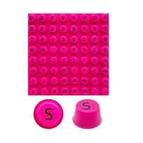 Ergonomic Design Nail Art Keyboard Raisers Silicone Self-adhesive Keyboard Covers 64 Keycaps Dust Proof Nail Typing Artifact