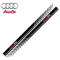 Car Emblem Body Side Fender Decor Decal Sticker Accessories For a2 Quattro RS Sline A2 A3 A4 A5 A6 A7 A8 Q2 Q3 Q4 Q5 Q6 Q7 Q8