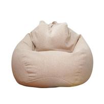 Washable Cotton Linen Bean Bag Sofa Cover with Inner Liner Medium 80*90cm