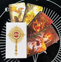 Goetia Tarot in Darkness Tarot Deck Board Games English Version Tarot Cards brown