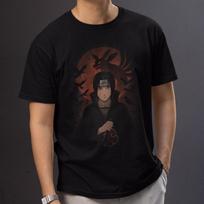 Itachi Uchiha Naruto Shippuden Anime Japanese Manga Style T-shirt 120 white
