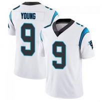 Panthers Football Jersey 22 McCaffrey 6 9 Young 4 Team Embroidered Sports Uniform Men XXL black