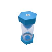 1pc Funnel Timer Hourglass Color 5/10/15/20/30 Learning Specific Ornament Time Funnel Hexagonal Funnel Blue-15min blue