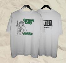 Kerplunk Album T-Shirt, Vintage 1992 Punk Rock Band Tee, Double Sided Graphic Sh M gray