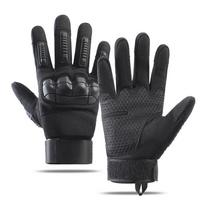 Tactical Full Finger Gloves Men Outdoor Cycling Hiking Work Anti-Slip Touchscreen Durable Microfiber XXL