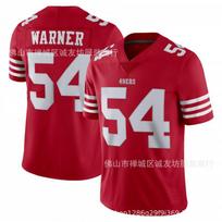 NFL 49ers Fred Warner 54 Jersey Mens Football Fan Game Red White S-XXXL 3XL