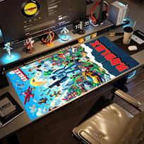 Roblox Large Mouse Pad Desk Mat Office Mouse Mats Non-Slip Rubber Base Perfect Gift for Gamers And Professionals 30cmx60cm