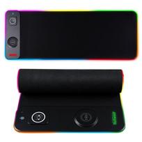 3-in-1 Stand Wireless Charging Mouse Pad Large Desk Mat With LED Light Non-Slip 3-in-1 wireless charging mouse pad