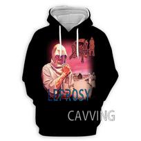 Death Rock Band  3D Printed Fashion Hoodies Sweatshirts Harajuku Hooded Sweatshirts Tops Clothing for Women/men S brown