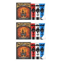 Halloween Face Body Paint Kit 3 Colors High Coverage Cream Paint with Sponges Long-Lasting Party Cosplay Body Art Pigment 3 SET