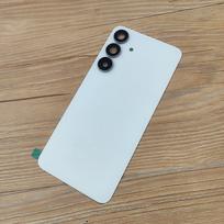 New For Samsung Galaxy S25FE S25 FE SM-S731B/DS Glass Back Battery Cover Rear Door Housing Cover Replacement With Camera Lens balta