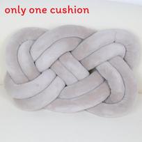 Nordic Relaxing Circular Shape Cushion For Living Room And Office Decor With Soft Plush Cover Gray
