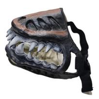 Breathable Muzzle for Doberman Hell Hound Dog Muzzle, Halloween Creepy Cosplay Funny Photography Props with Adjustable Strap Medium And Large XL