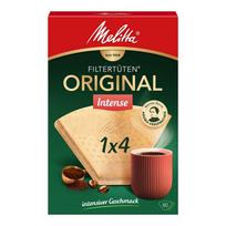 German Melitta Coffee Drip Filters 1X4 - Intense, 80 Sheets black