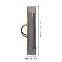 Water-Resistant Billiard Cue Backpack Shielding Case with Straps