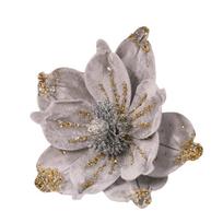 Three-Layer Artificial Christmas Flower Velvet Texture Christmas Tree Decor  Wreath Ornament