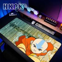 Cartoon Avatars the Last Airbender Mouse Pad Non-slip Rubber Computer Mousepad Decoracion Deskmat Laptop Office Large Carpet 60x30x0.2cm gray