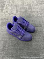 New Cross Donkey Men's and Women's White Casual Thick-Soled Fashion Sneakers Size 42 blue