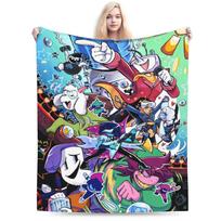 Deltarune Game Plush Blanket Boy Girl  Flannel Throw Blanket For Home Decor Warm Soft Custom Quality Bedspread Gift 75X95CM