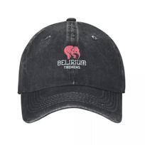 Beer Delirium Tremens Logo Baseball Cap Hiking Hat Anime New In Hat Caps Women Men's One Size gray