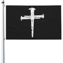 1pc Multi-Size Optional Single Side Printing, Christ Cross Flag - Durable, Buckle, Vivid Colors, Outdoor Garden and Home Decor, Wind Resistant Patriot 90x150cm