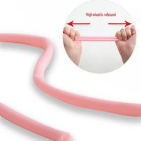 TLXT Dual Color 8-Shape Pink Resistance Band Set white