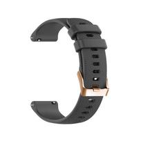 Silikoninė 18 mm laikrodžio apyrankė, skirta Garmin VENU 2S/Vivomove Vivoactive 3S 4S/Forerunner 255S 265S, keičiama apyrankė For Garmin Move 3S gray