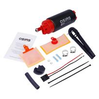 OSIAS 340LPH E85 Compatible High Flow Fuel Pump  Replace Walbro 255LPH GSS342  For Honda Civic Accord Elantra Chevrolet Dodge 390100Red