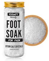 Yogafy- Foot Soak For Pain With Epsom Salt - (300 G) | Detox Spa | Remove Impurities, Relieve Stress And Improve Sleep | Athletes Foot black