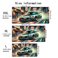 Cool Sports Car Mouse Pad Large Gaming Rubber Anti-slip PC Desk Accessories Mousepad Office Gamer Keyboard Mats Decor Desk Mat 700x400x2mm