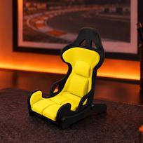 3D Printed Racing Seat Phone Holder Racing Style Card Photo Display Stand  Office Gaming Table geltona