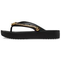 Crocs EVA Slip Resistant Flip Flops Women's Black 209733-001 39-40 gray