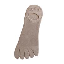 Mesh Low Cut Men's Five Finger Socks Thin Hosiery Sports Socks Five Toe Boat Socks  Male Boy kava