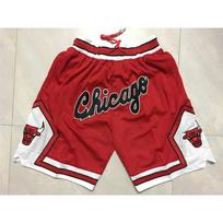Vyriški krepšinio šortai Chicago Bulls 76ers Siuvinėti komandos sportiniai drabužiai Medvilniniai sportiniai treniruočių XL white