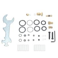 Hand Pump Inflators Spare Kit Hand Pump Repair with O-Rings Gas Nozzle Screws white