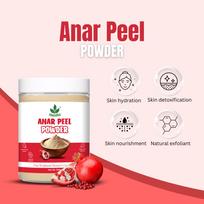 Havintha Natural Anar Peel Powder for Glowing Skin, Face Pack & Tan Removal | 100% Pure Pomegranate Peel Powder for Skin Brightening, Anti-Aging &