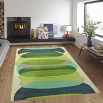 Bold Yellow  Black Geometric Rug – Mid-Century Modern Design, Scandinavian-Inspired Abstract Area Mat for Stylish Home Decor 80x120cm(31x46in) gray