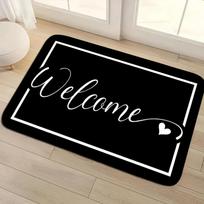 Welcome Entrance Doormat Home Decor Carpet Indoor Outdoor Floor Mat Living Room Bedroom Bath Kitchen Rug 43X75CM