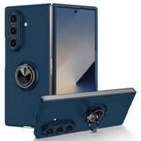Kickstand Ring Cell Phone Accessories case for Samsung Galaxy Z Fold 7 5G Fold7 Fold 6 5 4 3 2 Fold6 Fold5 Fold4 Fold3 Fold2 Galaxy Z Fold7 tamsiai mėlyna spalva