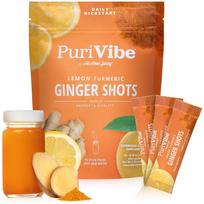 PuriVibe Lemon Turmeric Ginger Shot Cayenne Immunity Stick 1 pcs