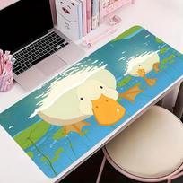 Xxl Gaming Accessories Cartoon Gamer Keyboard Rubber Desk Mat Duck Nonslip Laptop Notebook Office Mousepad Mouse Mats 800x300x2mm