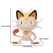 2-3 colių Pokemon PVC veiksmo figūrėlės Pikachu, Charmander, Eevee figūrėlės, lėlės, modelis, anime kolekcija, dekoratyvinis žaislas, vaiko gimtadienio dovana