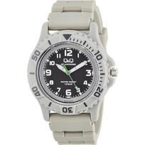 Citizen Q&Q Analog Solar Watch 10 ATM Water Resistant Urethane Strap Men's Gray black