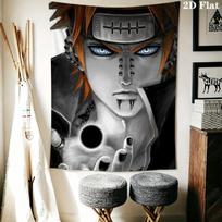 Naruto Wall Tapestry Anime Bedroom Tapestry Background Cloth Wallmounted Wall Decoration Soft Christmas Gift 130cm x 150cm