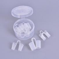 8 Pcs/Box Anti Snore Apnea Slicone Nose Clip Anti-Snoring Breathe Aid Stop Snore onesize