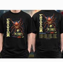 Trivium In Flames The Crown in the Grave Tour 2026 T-Shirt S-5XL 110 beige