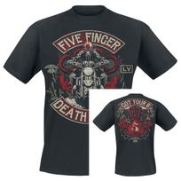 Geriausias Vasaros Five Finger Death Punch Grafinis Medvilninis Grupės Marškinėliai Unisex Vasaros Trumpomis Rankovėmis Mados Prekės ženklo T-shirt Prabangus Laisvalaikio Vintage L gray