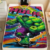 Hulko minkštas flanelinis pledas, spausdintas miegamiesiems, sofoms, lovoms, tinkamas kelionėms, iškyloms, kėdei -HYQ49 75x90cm green