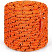 VEVOR Arborist Tree Climbing Rope Double Braid Polyester 1.9 cm (3/4 ) x 67.1 m (220') 24-Strand